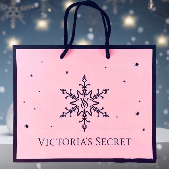 Victoria’s Secret Holiday Shopping Bag Paper Bag Empty Gift Bag VS - Picture 1 of 1